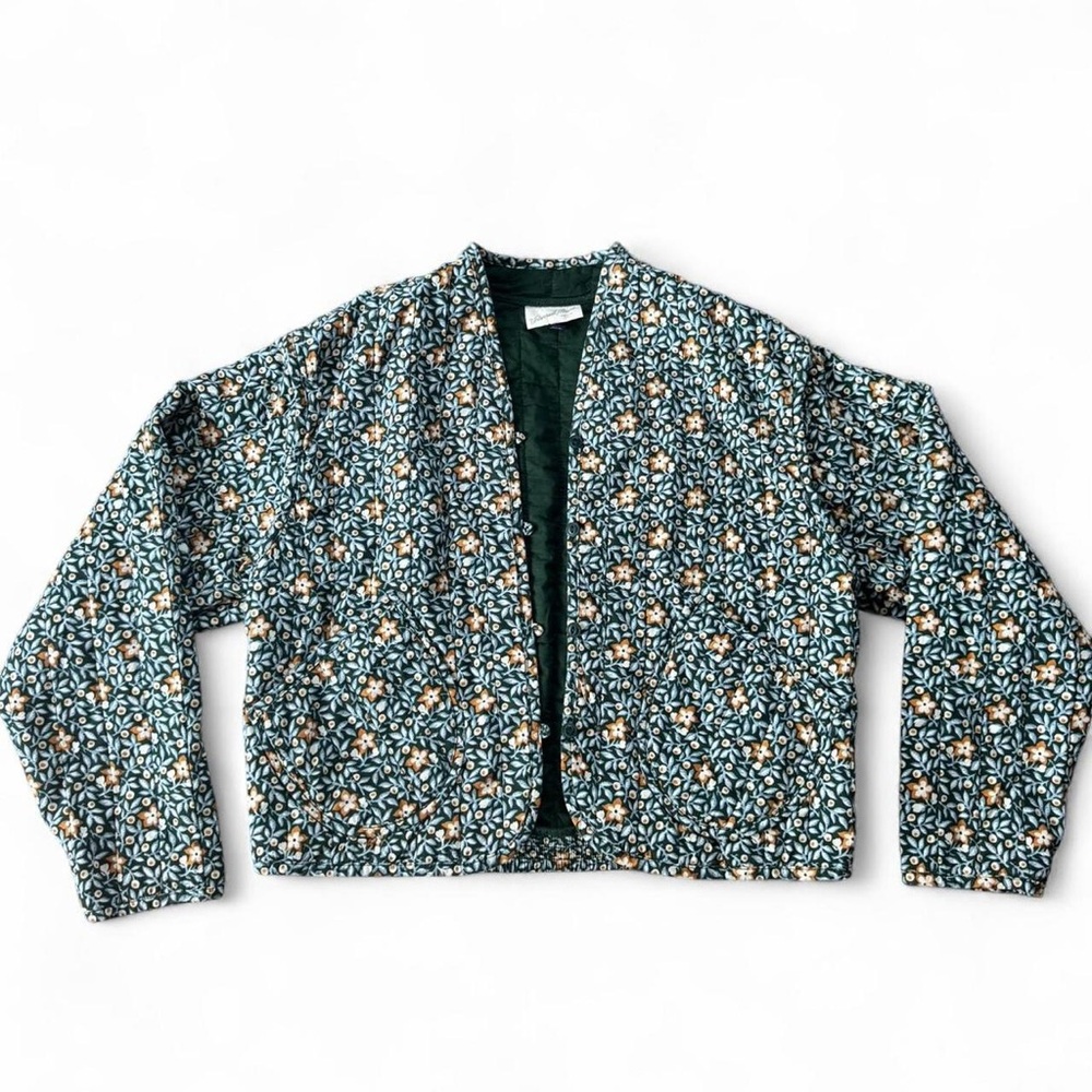 Quilted Floral Jacket